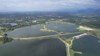 Terk Edilmiş Kampar Tin Madenlerinin Hava Görüntüsü, Perak Malezya