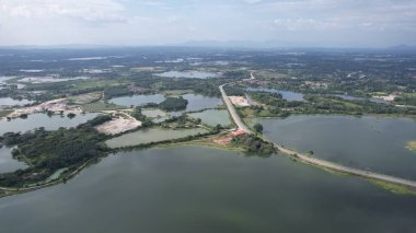 Terk Edilmiş Kampar Tin Madenlerinin Hava Görüntüsü, Perak Malezya