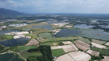 Terk Edilmiş Kampar Tin Madenlerinin Hava Görüntüsü, Perak Malezya