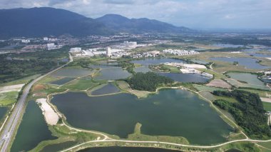 Terk Edilmiş Kampar Tin Madenlerinin Hava Görüntüsü, Perak Malezya