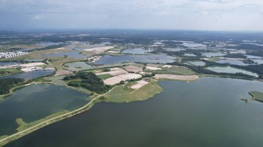 Terk Edilmiş Kampar Tin Madenlerinin Hava Görüntüsü, Perak Malezya