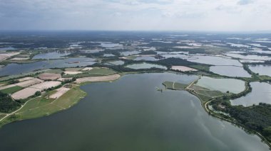 Terk Edilmiş Kampar Tin Madenlerinin Hava Görüntüsü, Perak Malezya