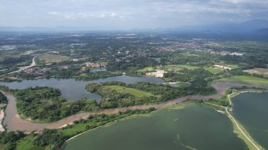 Terk Edilmiş Kampar Tin Madenlerinin Hava Görüntüsü, Perak Malezya