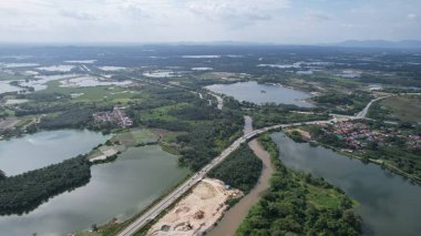 Terk Edilmiş Kampar Tin Madenlerinin Hava Görüntüsü, Perak Malezya