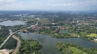 Terk Edilmiş Kampar Tin Madenlerinin Hava Görüntüsü, Perak Malezya
