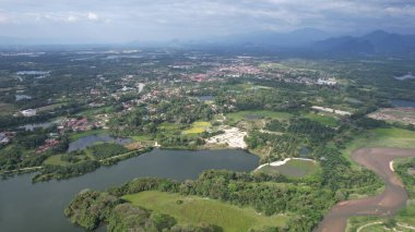 Terk Edilmiş Kampar Tin Madenlerinin Hava Görüntüsü, Perak Malezya