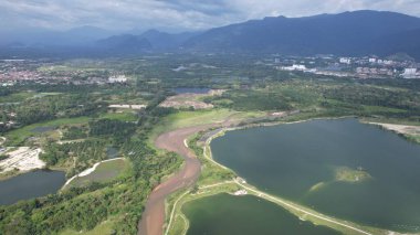 Terk Edilmiş Kampar Tin Madenlerinin Hava Görüntüsü, Perak Malezya