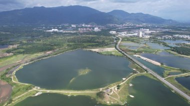 Terk Edilmiş Kampar Tin Madenlerinin Hava Görüntüsü, Perak Malezya