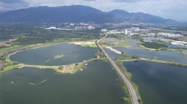 Terk Edilmiş Kampar Tin Madenlerinin Hava Görüntüsü, Perak Malezya