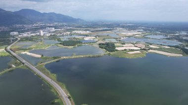 Terk Edilmiş Kampar Tin Madenlerinin Hava Görüntüsü, Perak Malezya