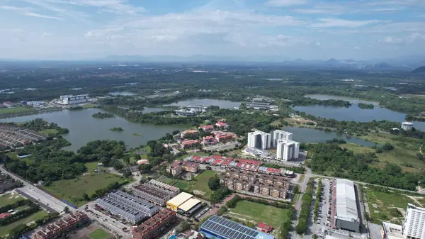 Terk Edilmiş Kampar Tin Madenlerinin Hava Görüntüsü, Perak Malezya