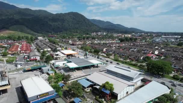 Letecký Pohled Opuštěné Cínové Doly Kamparu Perak Malajsie — Stock video