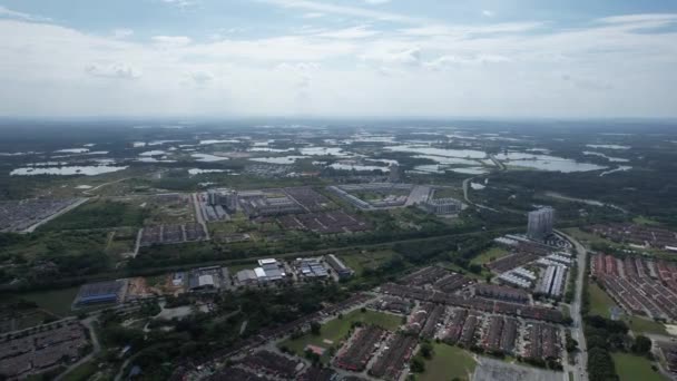Vista Aérea Las Minas Estaño Abandonadas Kampar Perak Malasia — Vídeo de stock