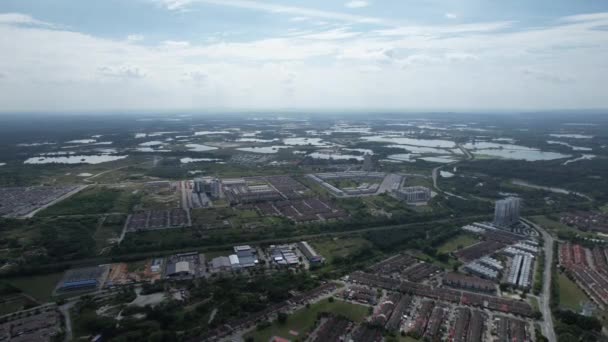 Vista Aérea Das Minas Estanho Abandonadas Kampar Perak Malásia — Vídeo de Stock