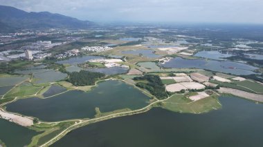 Terk Edilmiş Kampar Tin Madenlerinin Hava Görüntüsü, Perak Malezya