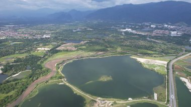 Terk Edilmiş Kampar Tin Madenlerinin Hava Görüntüsü, Perak Malezya