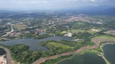 Terk Edilmiş Kampar Tin Madenlerinin Hava Görüntüsü, Perak Malezya
