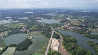Terk Edilmiş Kampar Tin Madenlerinin Hava Görüntüsü, Perak Malezya