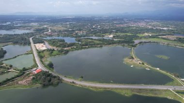 Terk Edilmiş Kampar Tin Madenlerinin Hava Görüntüsü, Perak Malezya