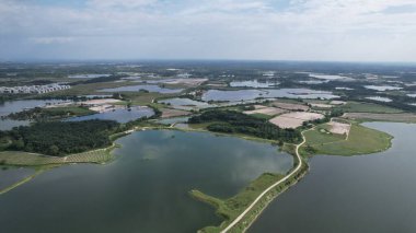 Terk Edilmiş Kampar Tin Madenlerinin Hava Görüntüsü, Perak Malezya