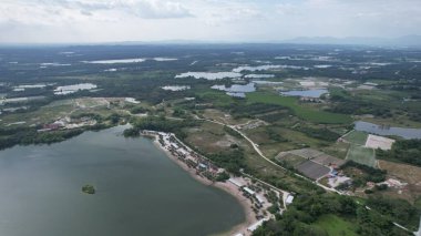 Terk Edilmiş Kampar Tin Madenlerinin Hava Görüntüsü, Perak Malezya