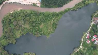 Terk Edilmiş Kampar Tin Madenlerinin Hava Görüntüsü, Perak Malezya