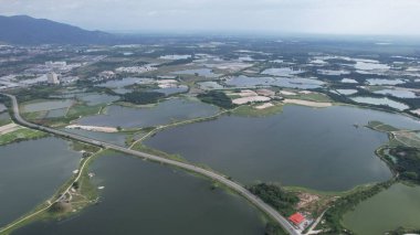 Terk Edilmiş Kampar Tin Madenlerinin Hava Görüntüsü, Perak Malezya