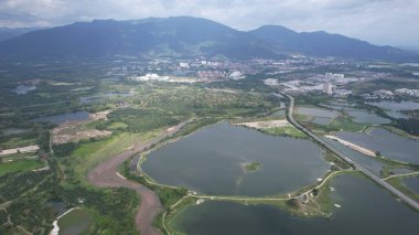 Terk Edilmiş Kampar Tin Madenlerinin Hava Görüntüsü, Perak Malezya
