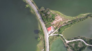 Terk Edilmiş Kampar Tin Madenlerinin Hava Görüntüsü, Perak Malezya