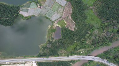 Terk Edilmiş Kampar Tin Madenlerinin Hava Görüntüsü, Perak Malezya