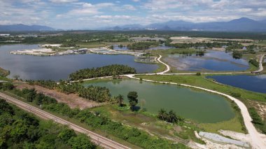 Terk Edilmiş Kampar Tin Madenlerinin Hava Görüntüsü, Perak Malezya
