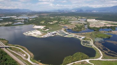 Terk Edilmiş Kampar Tin Madenlerinin Hava Görüntüsü, Perak Malezya