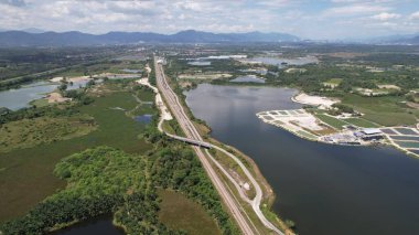 Terk Edilmiş Kampar Tin Madenlerinin Hava Görüntüsü, Perak Malezya