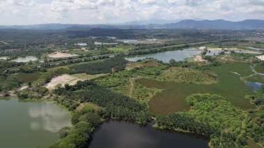 Terk Edilmiş Kampar Tin Madenlerinin Hava Görüntüsü, Perak Malezya