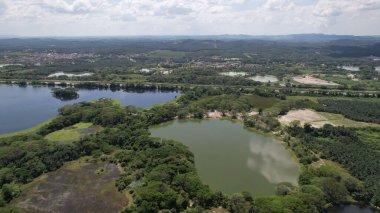 Terk Edilmiş Kampar Tin Madenlerinin Hava Görüntüsü, Perak Malezya