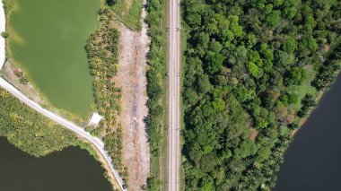 Terk Edilmiş Kampar Tin Madenlerinin Hava Görüntüsü, Perak Malezya