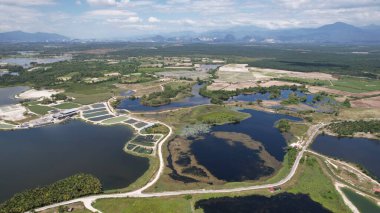 Terk Edilmiş Kampar Tin Madenlerinin Hava Görüntüsü, Perak Malezya