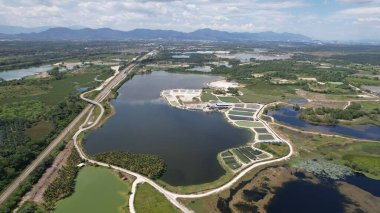 Terk Edilmiş Kampar Tin Madenlerinin Hava Görüntüsü, Perak Malezya