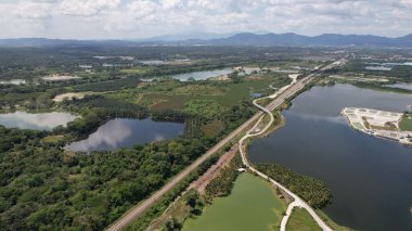 Terk Edilmiş Kampar Tin Madenlerinin Hava Görüntüsü, Perak Malezya
