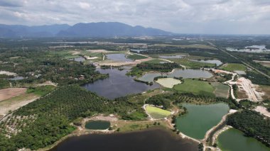Terk Edilmiş Kampar Tin Madenlerinin Hava Görüntüsü, Perak Malezya