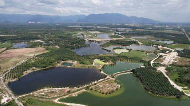 Terk Edilmiş Kampar Tin Madenlerinin Hava Görüntüsü, Perak Malezya
