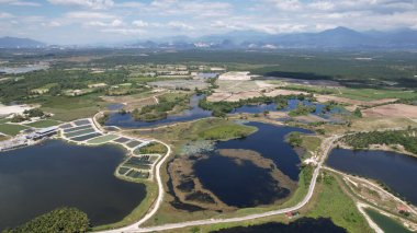 Terk Edilmiş Kampar Tin Madenlerinin Hava Görüntüsü, Perak Malezya