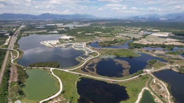 Terk Edilmiş Kampar Tin Madenlerinin Hava Görüntüsü, Perak Malezya