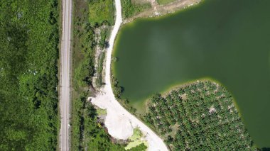 Terk Edilmiş Kampar Tin Madenlerinin Hava Görüntüsü, Perak Malezya