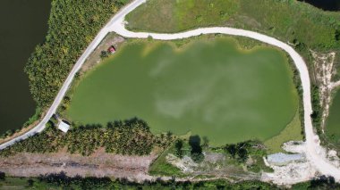 Terk Edilmiş Kampar Tin Madenlerinin Hava Görüntüsü, Perak Malezya