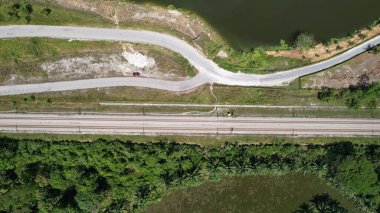 Terk Edilmiş Kampar Tin Madenlerinin Hava Görüntüsü, Perak Malezya