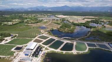 Terk Edilmiş Kampar Tin Madenlerinin Hava Görüntüsü, Perak Malezya
