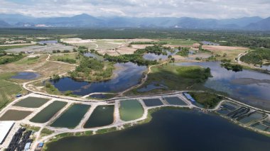 Terk Edilmiş Kampar Tin Madenlerinin Hava Görüntüsü, Perak Malezya