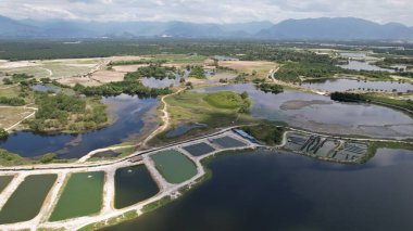 Terk Edilmiş Kampar Tin Madenlerinin Hava Görüntüsü, Perak Malezya