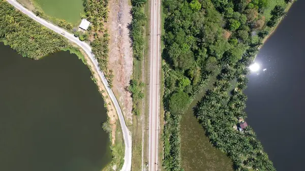 Terk Edilmiş Kampar Tin Madenlerinin Hava Görüntüsü, Perak Malezya